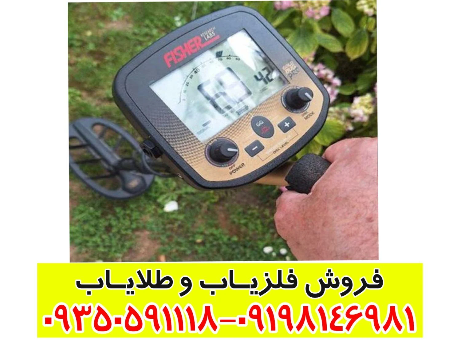 فلزیاب بوقی فیشر گلد باگ
